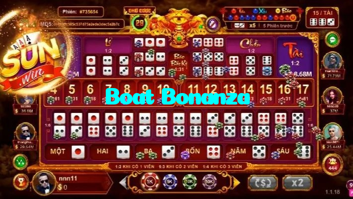 Boat Bonanza casino presented on mobile device in Pakistan with slots and live games